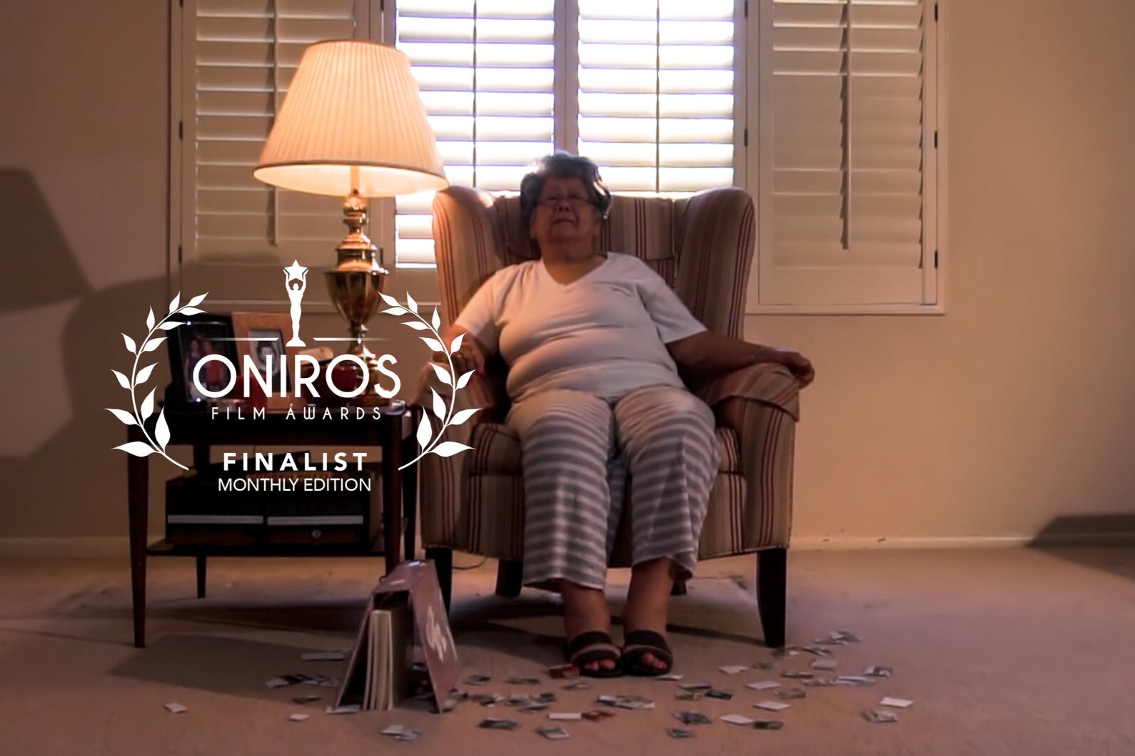 Still from Dementia with Oniros Film Awards laurel
